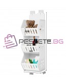 Стенна етажерка за окачване с 3 рафтове